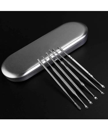 6 Pcs Ear Wax Removal Kit - Stainless Steel Ear Pick Set for Ear Cleaning - Buy Online on GoSupps.com
