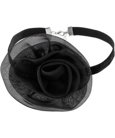 Oralgo 3D Rose Necklace - Versatile Fabric Collarbone Chain & Fashionable Flower Accessory - Buy Online on GoSupps.com