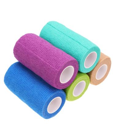 FRCOLOR 5pcs Nonwoven Tape Nonwoven Muscle Tape Treatment Self-Adhesive As Shown 10x4.5cm