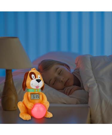 Buy Bigmonat Cute Dog Children's Alarm Clock - Time-Controlled Digital Clock for Kids - Yellow - Battery & AC Powered - Buy Online on GoSupps.com