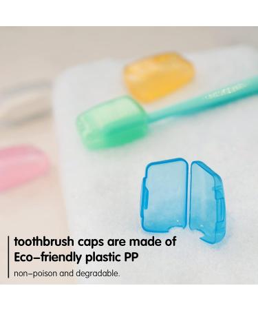 Toothbrush Covers - 15 PCS Travel Caps for Home & Outdoor, Family Toothbrush Protector & Head Holder Cover - Buy Online on GoSupps.com