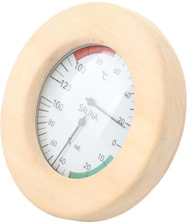 2-in-1 Sauna Hygrothermograph - Wall-Mounted Real-Time Temperature & Humidity Monitor for Optimal Sauna Conditions - Buy Online on GoSupps.com