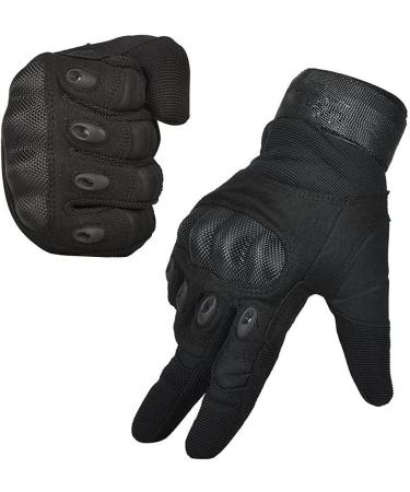 Leefrei Fingerless Gloves for Bicycling Motorcycling Airsoft Paintball & Hunting - Black M - International Shipping Available - Buy Online on GoSupps.com