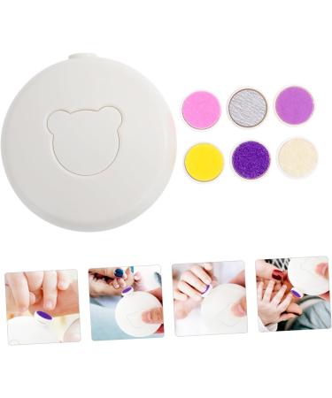 KOMBIUDA 1 Set Nail Care Kit Electric Trimmer Nail Clippers for Nail Care Kit Professional Manicure Kit Professional Pedicure Tools Aldult Abs White Tool Kit 7X7X3CM White - Buy Online on GoSupps.com