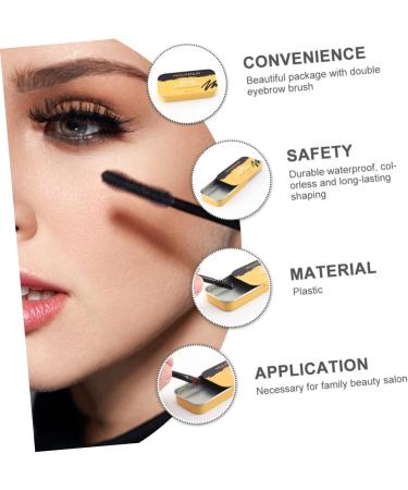 Angoily 2 Pcs Styling Cream Wax and Clear Brow Wax Makeup Wax Stick Earth Tones - Buy Online on GoSupps.com