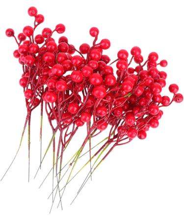 ABOOFAN 48 Pcs Christmas Greenery Garland Christmas Party Favors Artificial Pine Picks Christmas Floral Picks Red Berries Picks Christmas Berry Picks Diy Artificial Pine Tree Branch - Buy Online on GoSupps.com