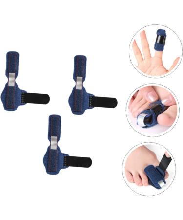 Hemoton 3pcs Toe Strap Retainer Holder Thumb Splints Finger Protector Sleeve - Toe Wraps for Hammer Toes, Trigger Finger Support, Big Toe Straighteners - Crooked Toe Splint - Buy Online on GoSupps.com