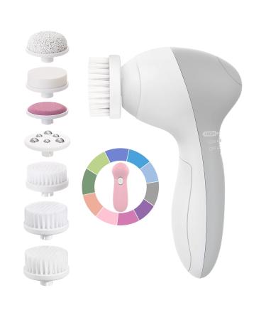 Facial Cleansing Brush - Electric Face Brush Scrubber Waterproof (Upgraded Version) for Deep Exfoliating