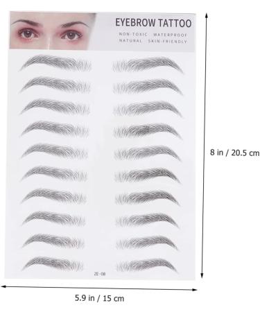 FOMIYES 4 pcs Transfer Tool Hair-like Artificial Men Black Stickers Eyebrow for Imitation Women Type 1 count (Pack of 1) Blackx2pcs - Buy Online on GoSupps.com