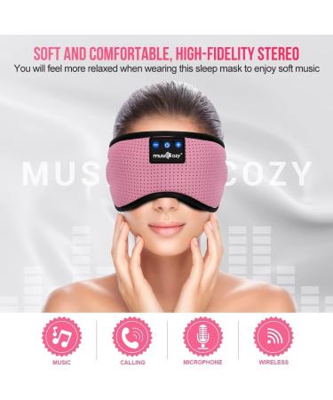 Musicozy Sleep Headphones: Bluetooth 5.2 Headband with Wireless Eye Mask and Earbuds - 2 Pack for Side Sleepers, Women, Office, Air Travel - Cool Tech Gadgets and Unique Gifts - Buy Online on GoSupps.com