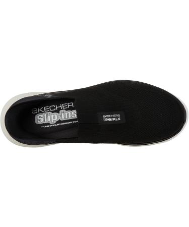 Skechers Men's Gowalk 6 Slip-ons | Athletic Walking Shoes with Memory Foam - Size 10 Black/White - Buy Online on GoSupps.com