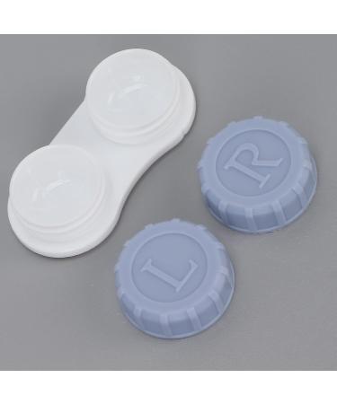 Anggrek Contact Lens Box Set - Travel Case with Mirror Tweezers & Care Fluid - Blue Lens Container for On-the-Go Use - Buy Online on GoSupps.com