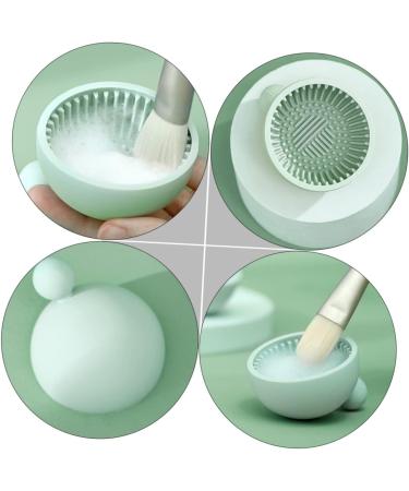 HAPINARY Cleanser of Makeup Brush Cosmetic Brush Cleaning Mat Makeup Pallets Make up Brush Cleaning Mat Skull Stationary Beauty Tools Face Scrubbers Cushion Silica Gel Sucker - Buy Online on GoSupps.com