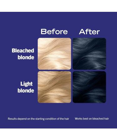 Schwarzkopf LIVE Intense Colour Long Lasting Permanent Black Blue Hair Dye With Built-In Vibrancy Serum Up To 100 Percent Grey Coverage Cosmic Blue 090 1 Count Cosmic Blue 1 count (Pack of 1) - Buy Online on GoSupps.com