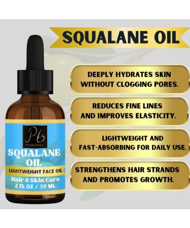 Pure Plant-Based Squalane Oil for Face & Body - Anti-Aging Lightweight Non-Greasy Skin Care - Buy Online on GoSupps.com