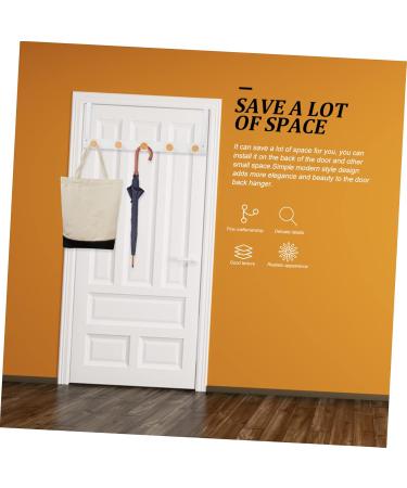 RORPOIR Door Hook Outdoor Towel Rack Towel Hanger Back Door Hanger Nordic Coat Hook Door Back Hook Nail 50X8cm White - Buy Online on GoSupps.com