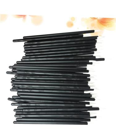 BELLIFFY 100pcs Eye Makeup Tools Eyeliner Smudge Brush Lip Scrubber Tool Eyeliner Applicator Tool 15cmX10cm Black - Buy Online on GoSupps.com