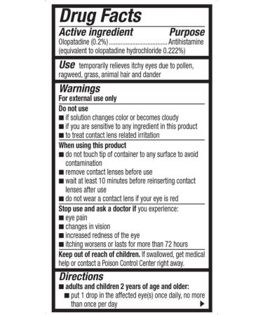 Pataday Once Daily Relief Allergy Eye Drops by Alcon - 2.5ml for Allergy Itch Relief - Buy Online on GoSupps.com