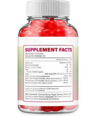 Slim Labs Keto ACV Gummies - Advanced Formula with B12 & Beet Root Juice (60 Gummies) for Men and Women - Buy Online on GoSupps.com
