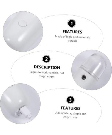 Beaupretty 1 Ensemble Appareil d'hydratation par pulv risation skincare skin care portable vide peau pulv risateur main brumisateur facial Face Humidificateur Plastique blanche - Buy Online on GoSupps.com