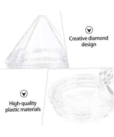 NOLITOY 90 Pcs Eye Shadow Bottle Eyeshadow Creme Blush Mini Cream Jars Cosmetic Sample Jars Sequins Make up 3x3cmx3pcs Transparent Colorx3pcs - Buy Online on GoSupps.com