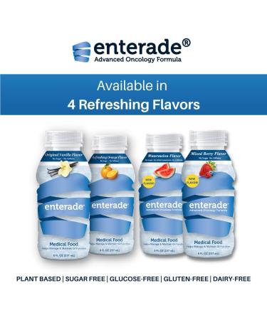 Enterade AO Watermelon 8oz | Supportive Care Beverage for GI Side Effects | Stevia-Free | 12 Bottles - Buy Online on GoSupps.com