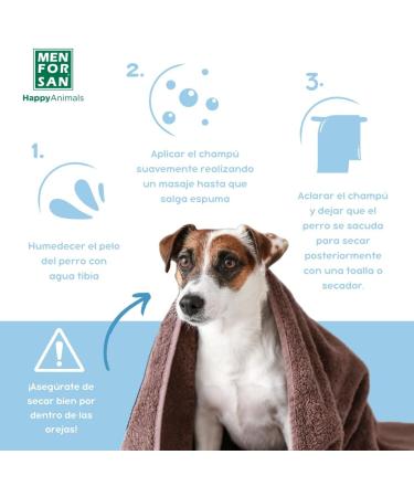 Menforsan Dog Odor Eliminator Shampoo for Animals - 300 ml | Best International Shipping - Buy Online on GoSupps.com