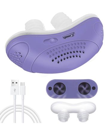 Electric Anti Snoring Devices Snore Stopper with Double Eddy Current for Easy Breathing Effective Snoring Solution for Men & Women All Nose Shaped to Improve Sleep