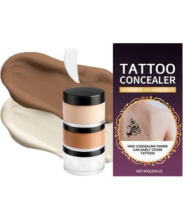 Scar Concealer | Full Waterproof Scar Coverage Sweat-Resistant Makeup Invisible Cream - Family Event Office Everyday Use - Buy Online on GoSupps.com