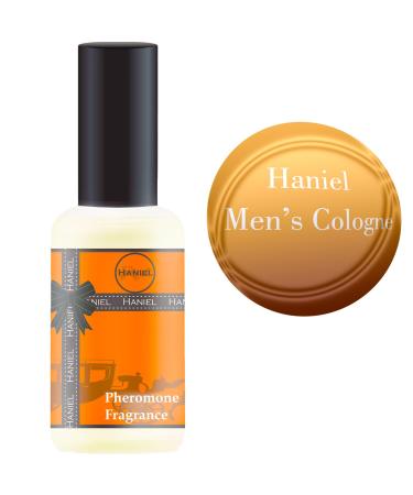 Haniel Men's Cologne: Spicy Wooded Sophistication - Orange Grapefruit Pepper Geranium Patchouli Cedar Vetiver Tranquil Balm - Long-Lasting Refreshing and Alluring Cologne for Men