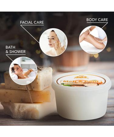 Buy Shea Butter Soap Base 500g - Melt & Pour for Moisturizing Handmade Soap | Ideal for Dry & Sensitive Skin | Perfect Gift - Buy Online on GoSupps.com