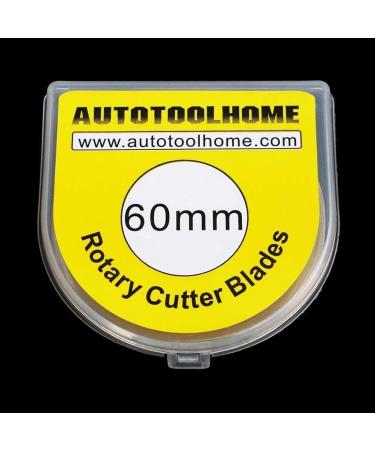 10 Pack Titanium Rotary Cutter Blades 60mm - Replacement Blades for Quilting, Scrapbooking, Sewing, Arts, Crafts - AutoToolHome - Buy Online on GoSupps.com