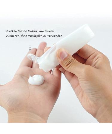 Voarge 10-Pack 30ml Plastic Travel Bottles Set | Refillable Cosmetics Containers for Shampoo Conditioner & Lotion - Buy Online on GoSupps.com