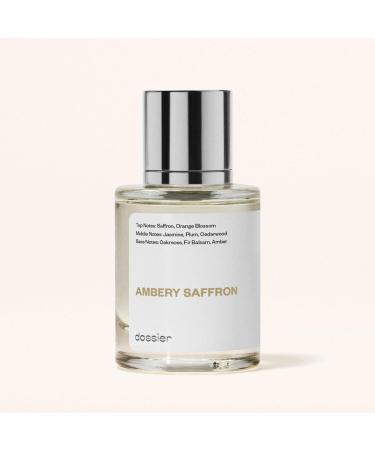 Dossier - Ambery Saffron 1.7 Fl Oz (50ml) - Eau de Parfum - Inspired by B.accarat R.ouge 540 - Vegan Unisex Perfume Spray 1.7 Fl Oz (Pack of 1) - Buy Online on GoSupps.com