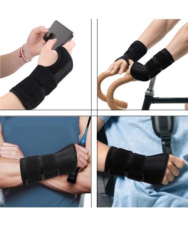 Wrist Brace for Carpal Tunnel Relief | Adjustable Support with 3 Splints for Tendonitis Arthritis & Sprains - Left Hand - Buy Online on GoSupps.com