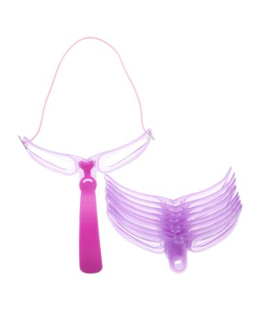 NOLITOY Set 8 Three-dimensional Eyebrow Card Eyeliner Stencil Eyebrow Makeup Stencil Eyebrow Ruler Make up