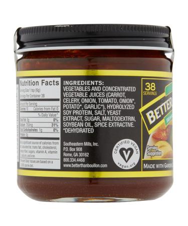 Better Than Bouillon Vegetable Base 8 Ounce - Buy Online on GoSupps.com
