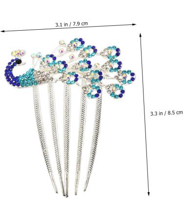 Mikinona Diamond Phoenix Hair Comb Rhinestone Hair Comb Rhinestone Barrettes Bride Wedding Hair Accessories Rhinestone Hair Accessories Flower Hair Comb Pearl Wedding Headpiece Rhinestones - Buy Online on GoSupps.com