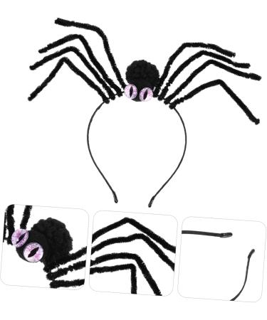 MAGICLULU Spider Headband Black Tiara Festival Headpiece Goth Headbands Unique Hair Decor Spider Headpiece Hair Accessories Ladies Headbands Polyester Make up Apparel Purple 30X23CM Purple - Buy Online on GoSupps.com