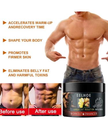 2Pcs Ginger Belly Muscle Cream - Workout Enhancer | Slimming Balm for Fitness | 50G Adult Cream for Men & Women - Buy Online on GoSupps.com