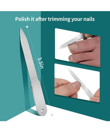 Professional Thick Toenail Clippers for Seniors & Adults | Heavy Duty Stainless Steel Podiatrist Nail Scissors with Easy Grip Handle - Includes Nail File - Buy Online on GoSupps.com