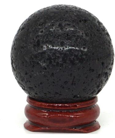 40mm Natural Gemstone Volcanic Reiki Therapy Ball | Massage & Crystal Decor - International Shipping - Buy Online on GoSupps.com