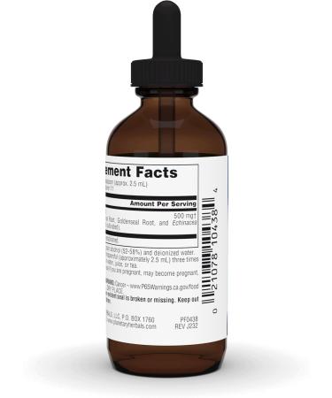 Planetary Herbals 100% Cultivated Echinacea-Goldenseal Liquid Extract 1 Fluid Ounce - Buy Online on GoSupps.com