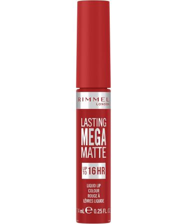 Rimmel London Lasting Mega Matte Liquid Lipstick Long-Lasting Moisturizing Vegan Formula - 500 - Fire Starter 7.4 ml - Buy Online on GoSupps.com