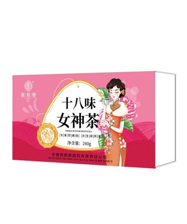 cn herb Eighteen Goddess Tea 240g/ Box Triangle Tea