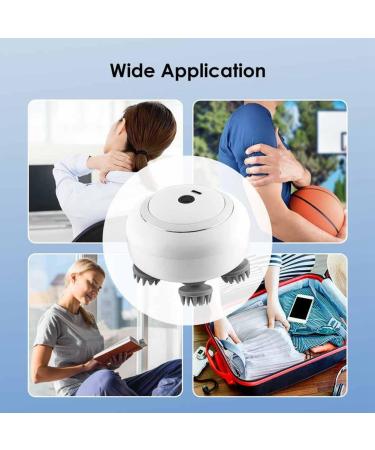 Juwaacoo Electric Scalp Massager | Portable Head Massager for Hair Growth | Handheld Massager with 4 Massage Heads Boost Hair Health - Buy Online on GoSupps.com