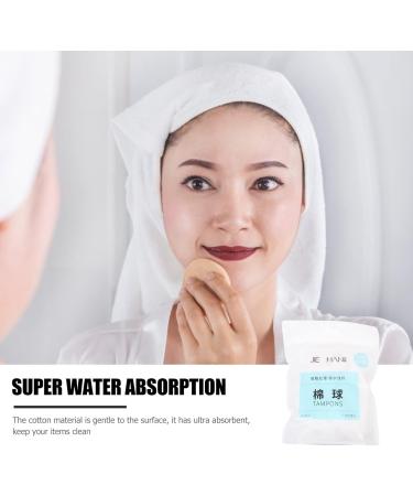 Healifty 200Pcs Small Cotton Ball Make- Up Removal Cotton Balls Jumbo Cotton Ball Absorbent Cotton Ball for Salon Use (White) - Buy Online on GoSupps.com