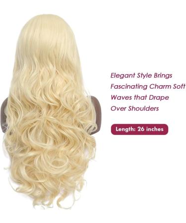 Bestung 24 613 Blonde Lace Front Wig for Women - Natural Wavy Synthetic Hair - Party-Ready Style - Buy Online on GoSupps.com