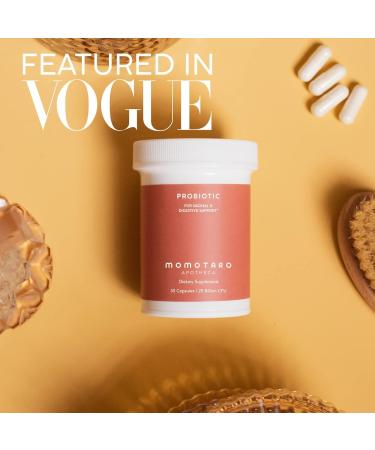 Organic Probiotics for Women - MOMOTARO APOTHECA Vaginal & Digestive Supplement 25 Billion CFU Prebiotics & Lactobacillus - 30 Capsules for Feminine Health - Buy Online on GoSupps.com