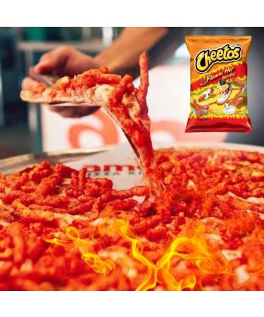 American Cheetos Flamin Hot Crunchy 8oz - 226g - (Pack of 2) - Original American - Party Snack - Extreme Hot Challenge - BIG PACK - BY BLISSIFY - Buy Online on GoSupps.com